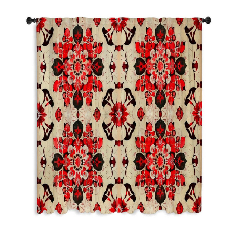 Tanyla Polyester Blackout Filters Out A Lot Of Light Curtain Single Panel, 50" W x 96" L