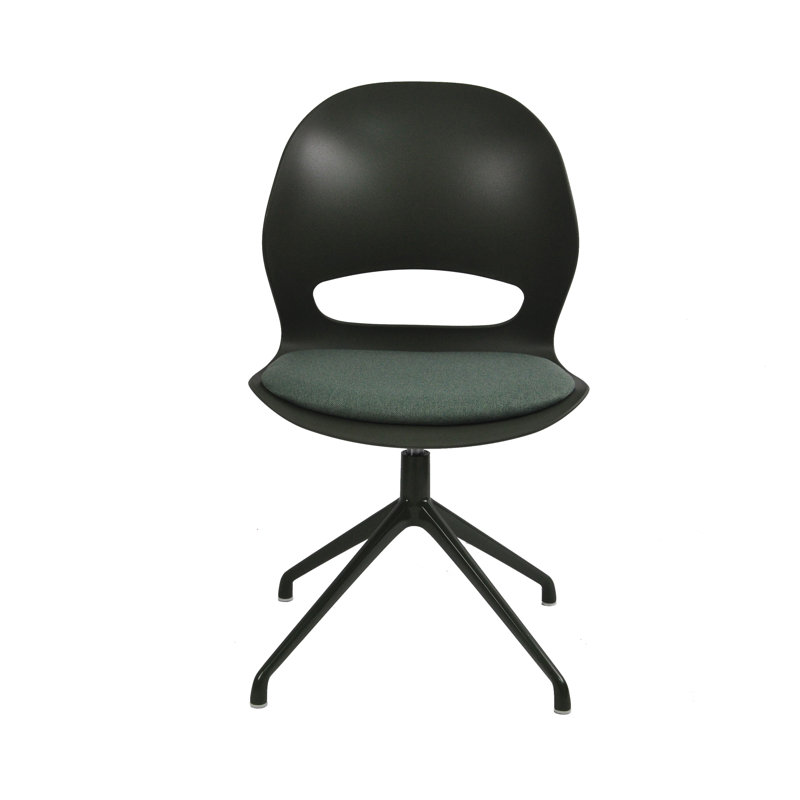 Chaise pivotante avec assise rembourrée