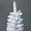Arbre de Noël artificiel enneigé 5 pi, arbre de Noël mince avec branches réalistes et base en plastique pour décoration d'intérieur, blanc-1305504373