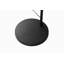 Lampe sur pied 74,8 po Eclipse: noir mat avec abat-jour blanc multi-angles