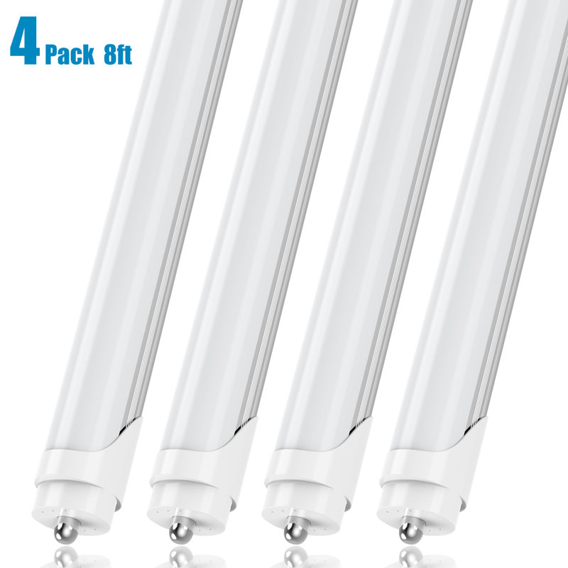 Ampoule DEL T8 de 8 pi à intensité variable, base FA8 / à une seule broche, couvercle givré, 5000 K