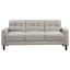 Ensemble de canapé capitonné beige 2 pièces Harvey