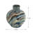 Blue and Brown Reactive Glazed Accent Vase