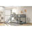 Convertible And Slide Bunk Bed In Gray - Twin Over Arrangement For Versatile Bedroom Setup With Frame Meets Demands Of Modern Living-1511967616