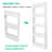 Monrad Plastic / Acrylic Freestanding Bathroom Shelves