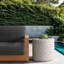 Natsu Concrete Outdoor Side Table
