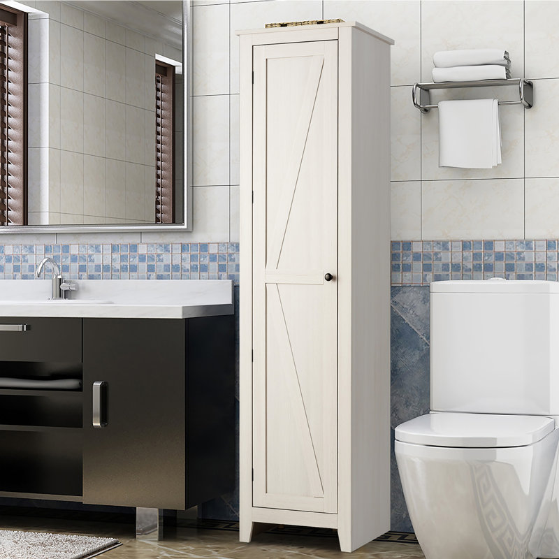 Hakana Bathroom Cabinet, Off White