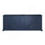 Meuble-lavabo double bleu marine