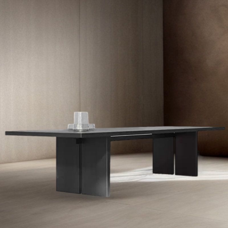 Meiya Ash Solid Wood Dining Table, 35.43" W x 94.49" L