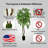 Handmade Artificial Wisteria Tree with Real Wood-2002430830
