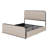 Metal Bed Frame With 4 Storage Drawers-1405256527