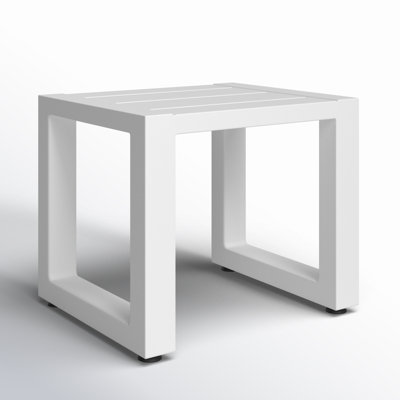 Camela 20.28'' Aluminum Outdoor Side Table
