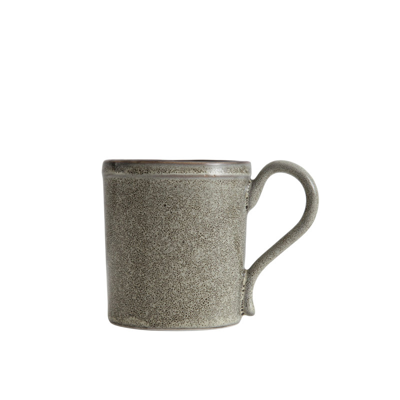 Fortessa Ston Stoneware, 9 Oz. Mug (Set of 6), Twilight, Mist