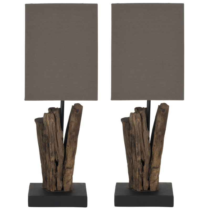 Solid Wood Lamp, Naturel, marron