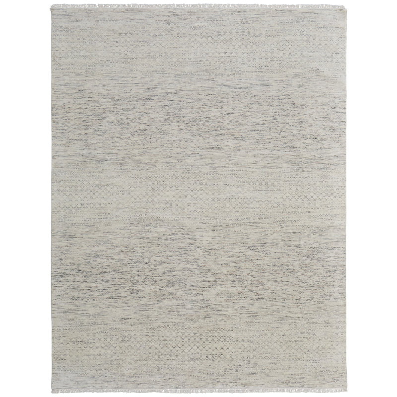 Branson Wool Area Rug in Beige, Rectangle 7'9" x 9'9"