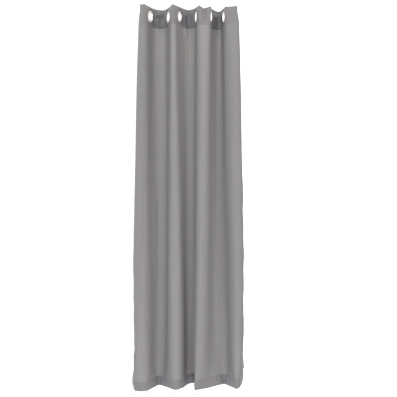 Panneau de rideau intérieur ou extérieur moderne filtrant la lumière - gris - 52 po x 84 po, L 52,75 po x L 83,5 po, Gris