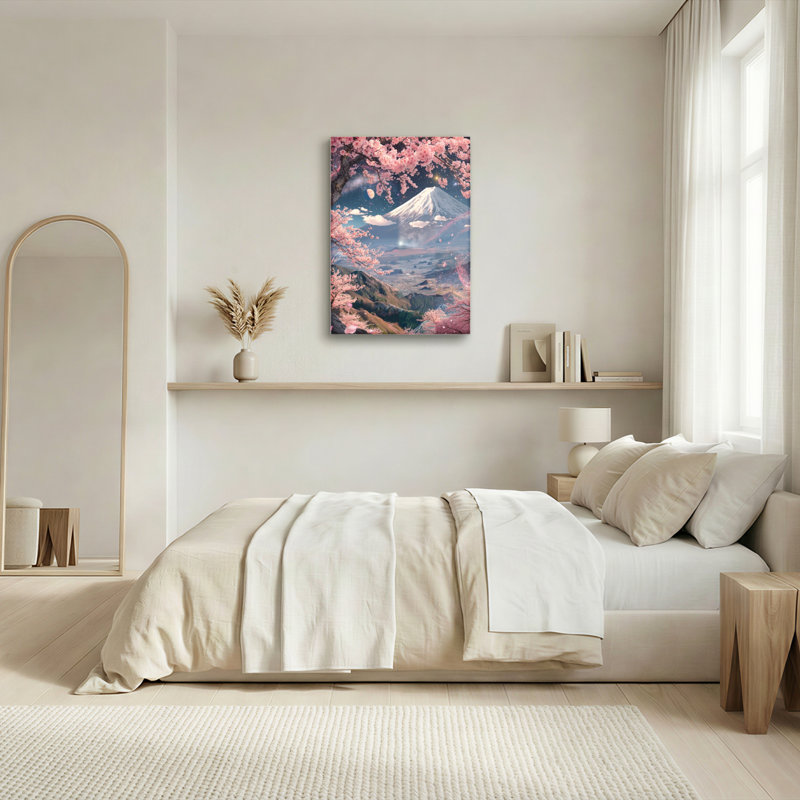 Ensemble de 1 tableau sur toile Fleurs de cerisier, 24"H x 16"W, Wrapped Canvas