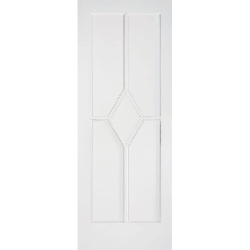 Reims Primed White Internal Fire Door, 198.1cm H x 76.2cm W x 4.4cm D