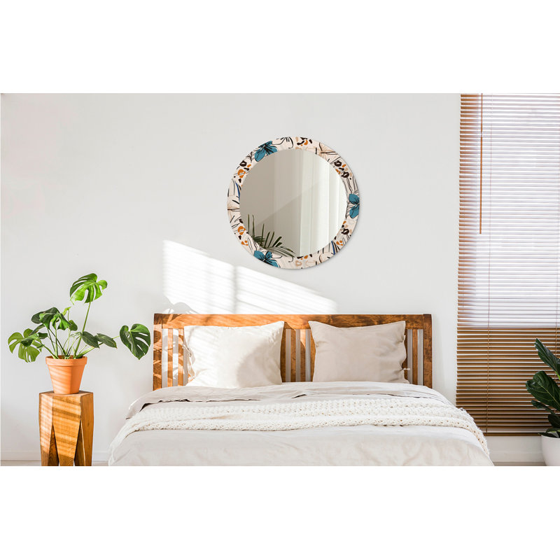 Huldar Glass Flat Wall Mirror