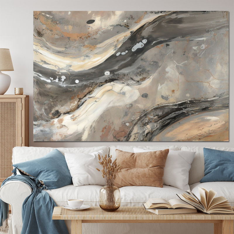 Morning Effervescence I - Art mural abstrait sur toile