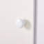 Support pour chat en blanc crème doux avec rangement spacieux et porte coulissante rapidement amovible et efficace pour chat