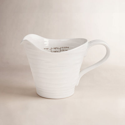 Carafe à mesurer blanche 6 "/ 32 oz Portmeirion Sophie Conran