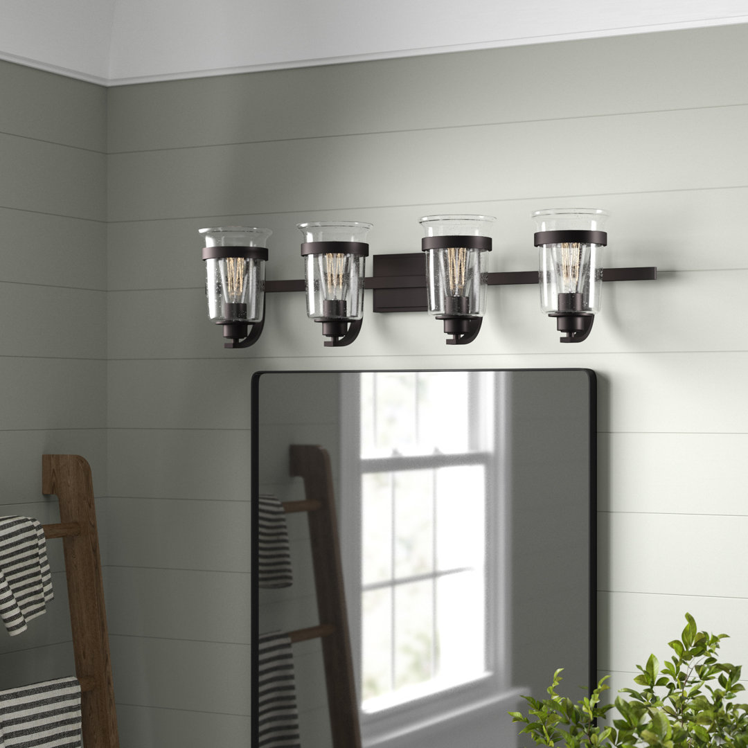 Pisek 4-Light Dimmable Vanity Light Laurel Foundry Modern Farmhouse® 
