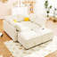 Lit modulaire avec rangement inférieur - Beige chic, cadre en bois de contreplaqué confortable de conception 6-1704890885