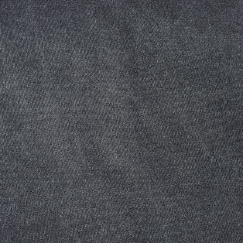  Stonewashed Cotton Canvas Solid Color Timeless Basic Rustic Chic Coverlet Set, Charcoal, Queen Coverlet + 2 Standard Shams