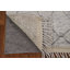 Tapis marocain en laine Trellis noué à la main 5 x 8