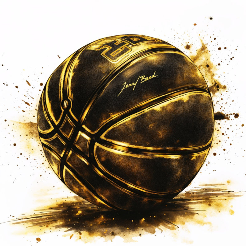 Coussins décoratifs Basketball, 20 x 20 pouces, Brun doré