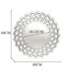 Beveled Frameless Gear Accent Wall Mirror