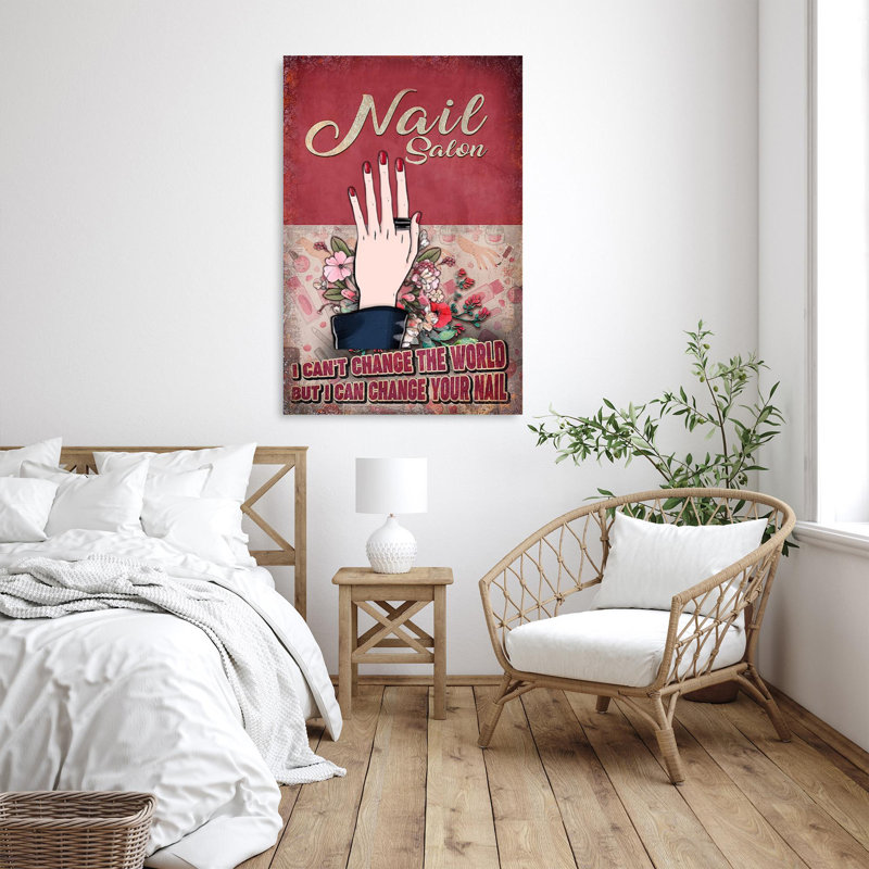 «Chieu Nail Salon» sur toile, impression, L 24 po x H 36 po