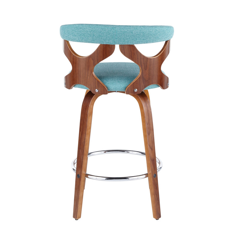 Contemporary Counter Stool, Bleu