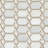 Crown Lattice Geometric 12 in. x 13 in. Polished Marble Mosaic Floor and Wall Tile