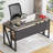 Lympsham 2 - Piece Home Office Executive Desk and Lateral File Cabinet-187508206-143053125