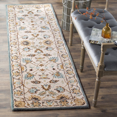 Tapis oriental en laine touffeté à la main Wangi