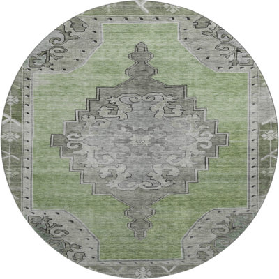 Premium Machine Washable Lubbers AMF1731 Global Rug