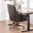 Genuine Leather Office Chair With Solid Wood Legs-1302848041