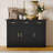 Castillo 47.2" W 3-Drawer Sideboard with Adjustable Shelves-1981010742