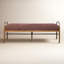 Demi Accent Bench 60"-Beige Shearling-766032201