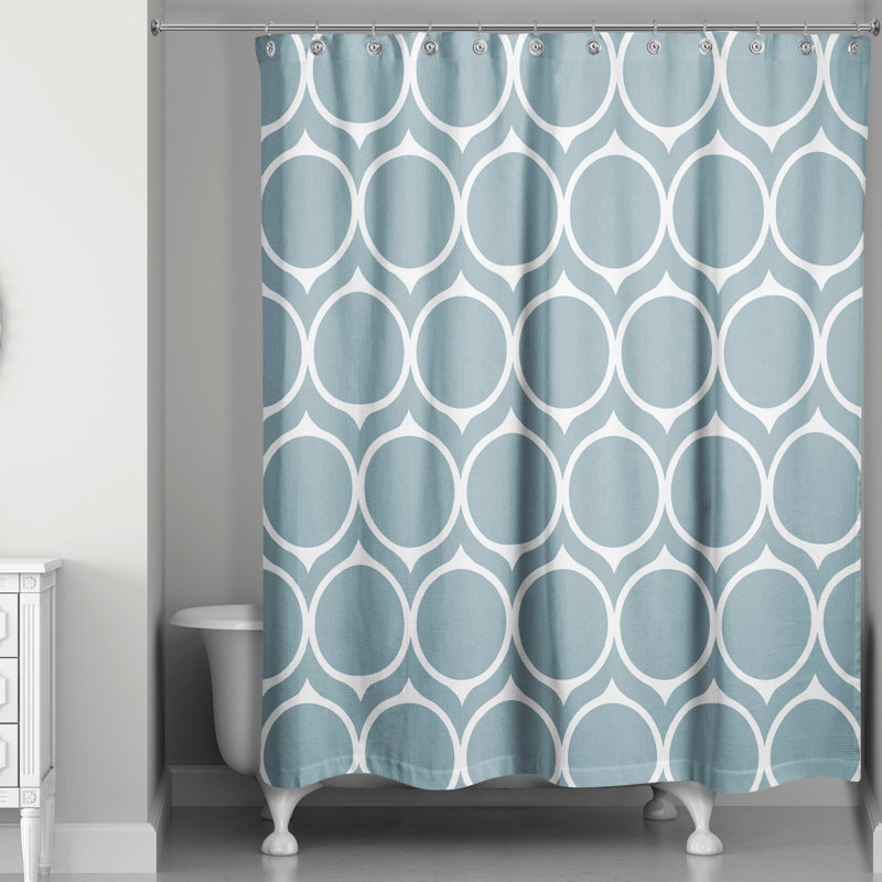 Rideau de douche Draco, Bleu