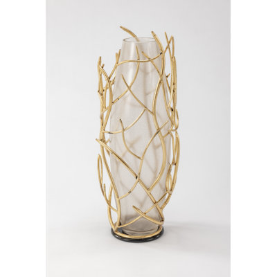 Handmade Metal Floor Vase