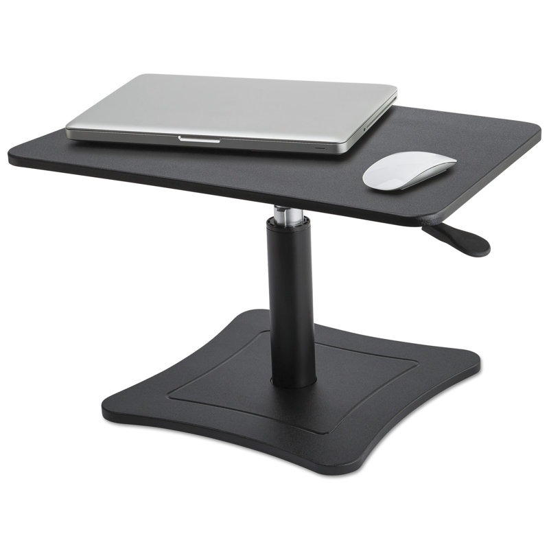 21'' H x 15.75'' W Laptop Cart, Black