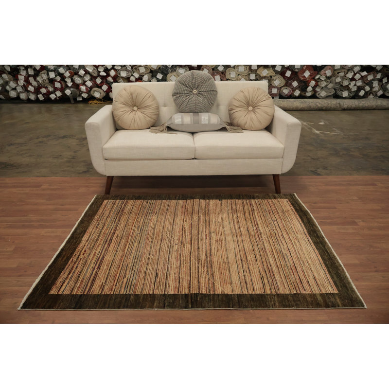 Tapis chaud rayé Gabbeh