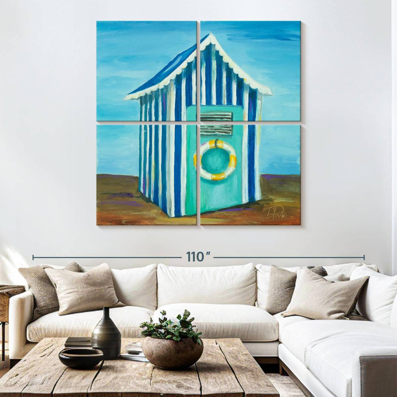 Aletra Beach Cabana II, H 74 po x l 74 po