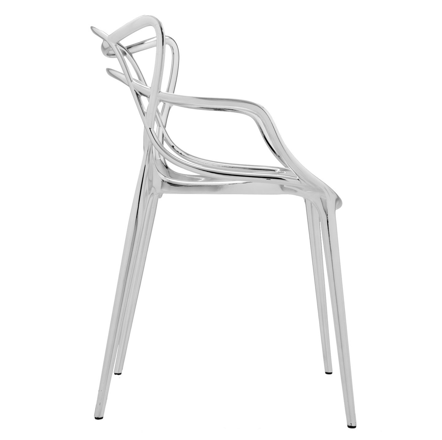 Masters Dining Armchair, Chrome