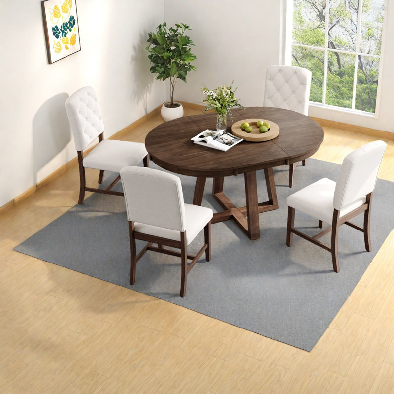 Dining Table Sets(must Include Both Table And Chair) Extendable Wood For Home