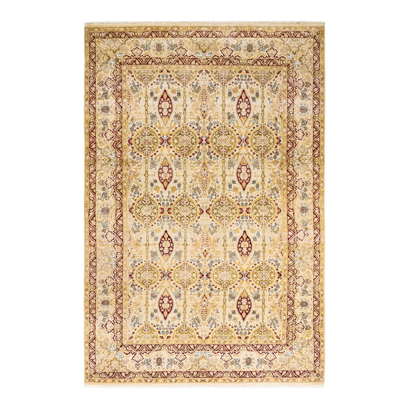 Classic One-of-a-Kind 6' 2" X 9' 2" Hand Knotted Area Rug