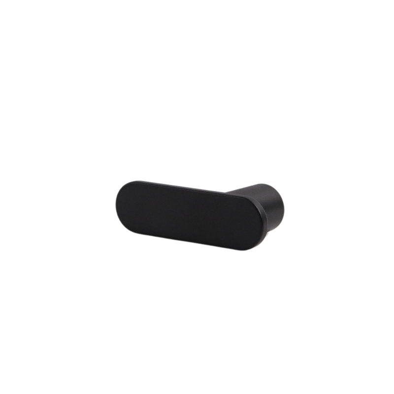 2" Bar Knob, Charcoal (Black), 1"